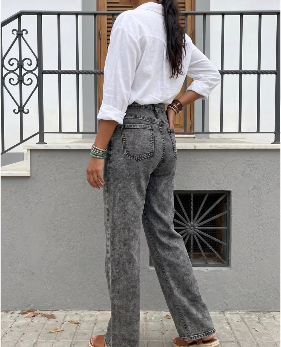 HIGH WAIST VINTAGE JEANSHOSE