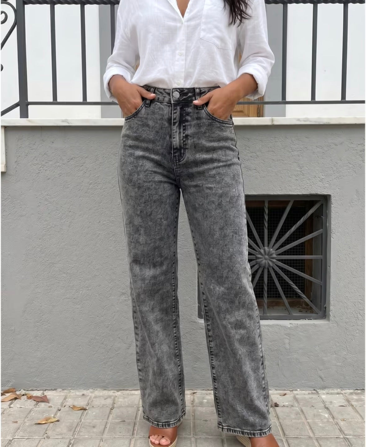 HIGH WAIST VINTAGE JEANSHOSE