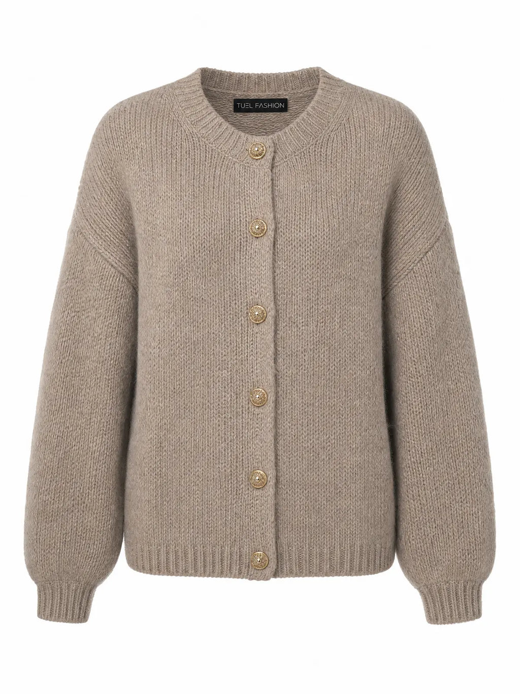 OVERSIZED CARDIGAN BEIGE