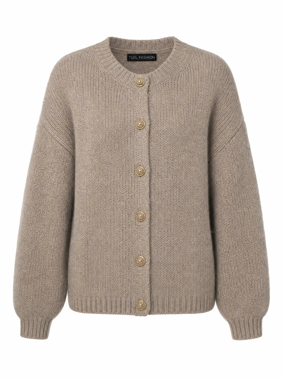 OVERSIZED CARDIGAN BEIGE