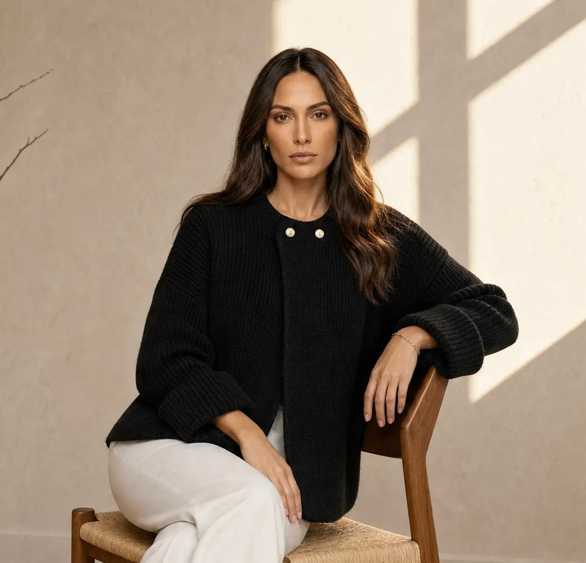 LUNA CARDIGAN SCHWARZ