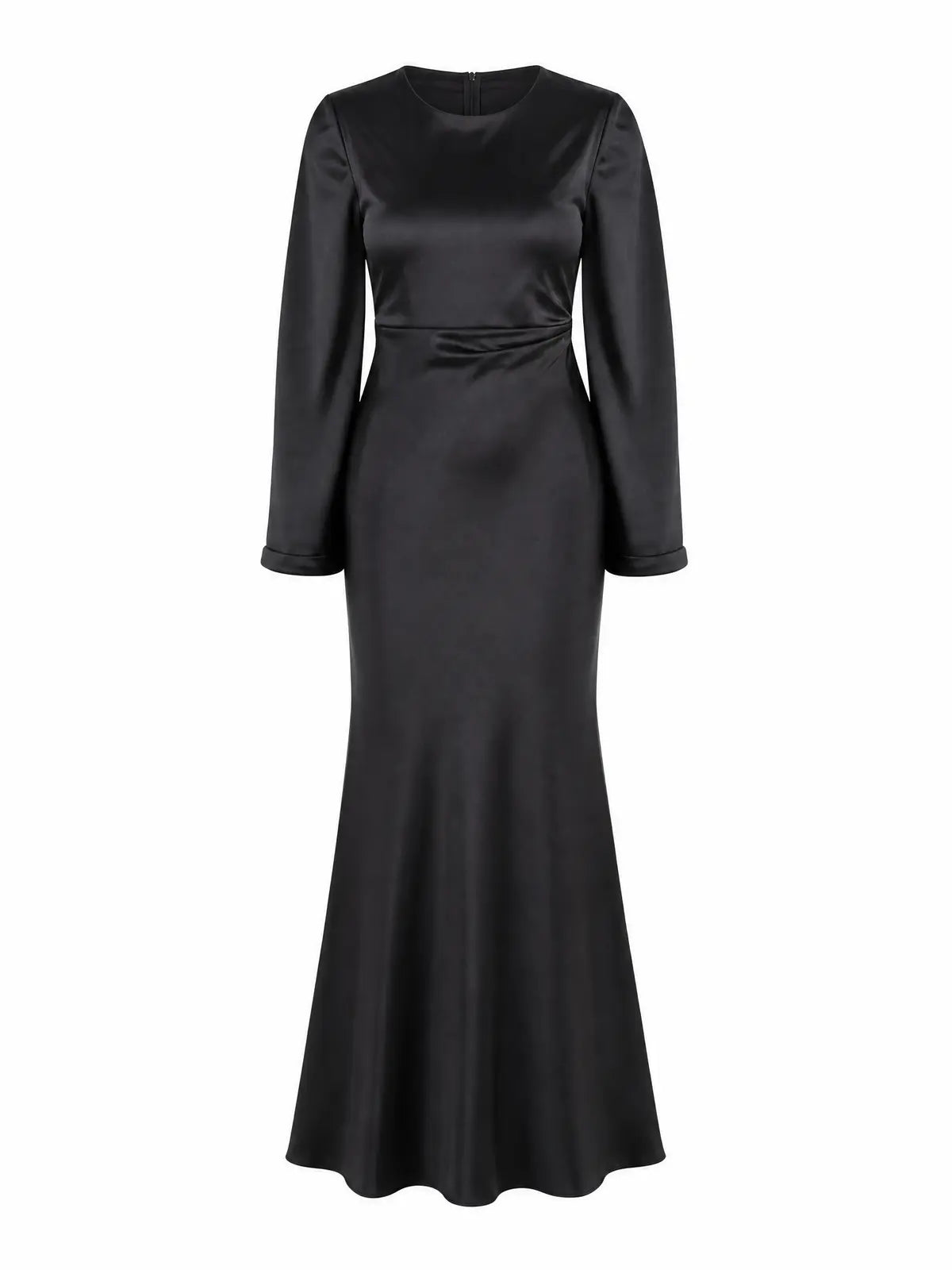 SATIN-OPTIK KLEID