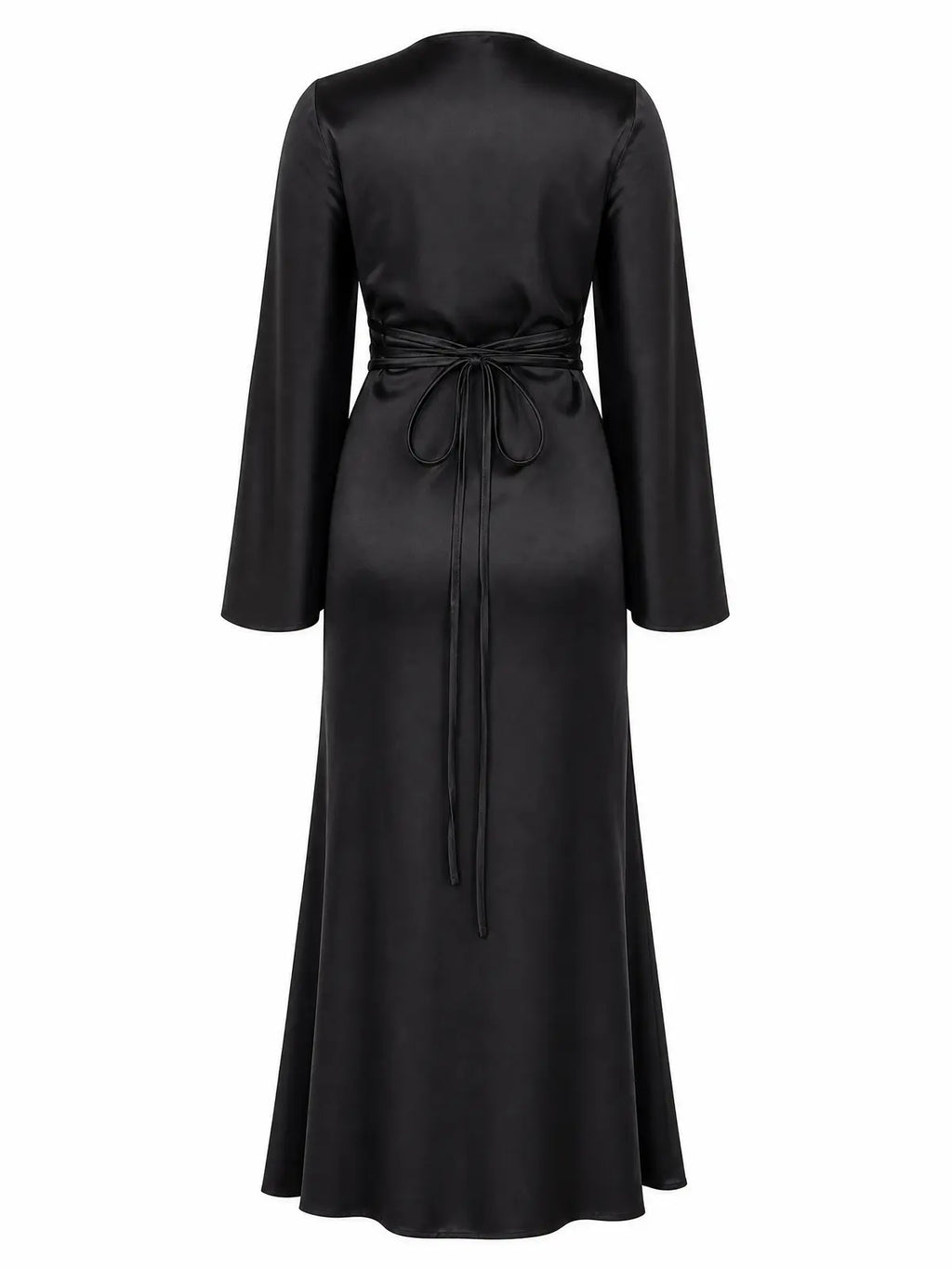 SATIN-OPTIK KLEID