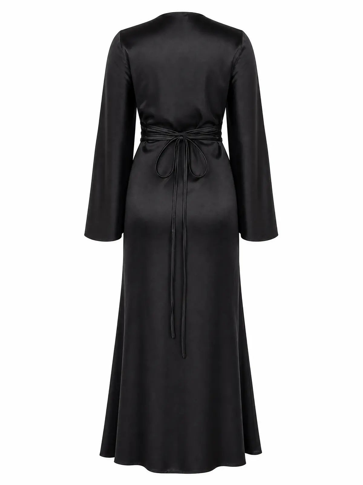 SATIN-OPTIK KLEID