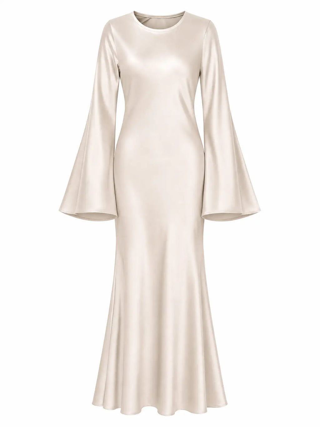 SATIN-OPTIK KLEID