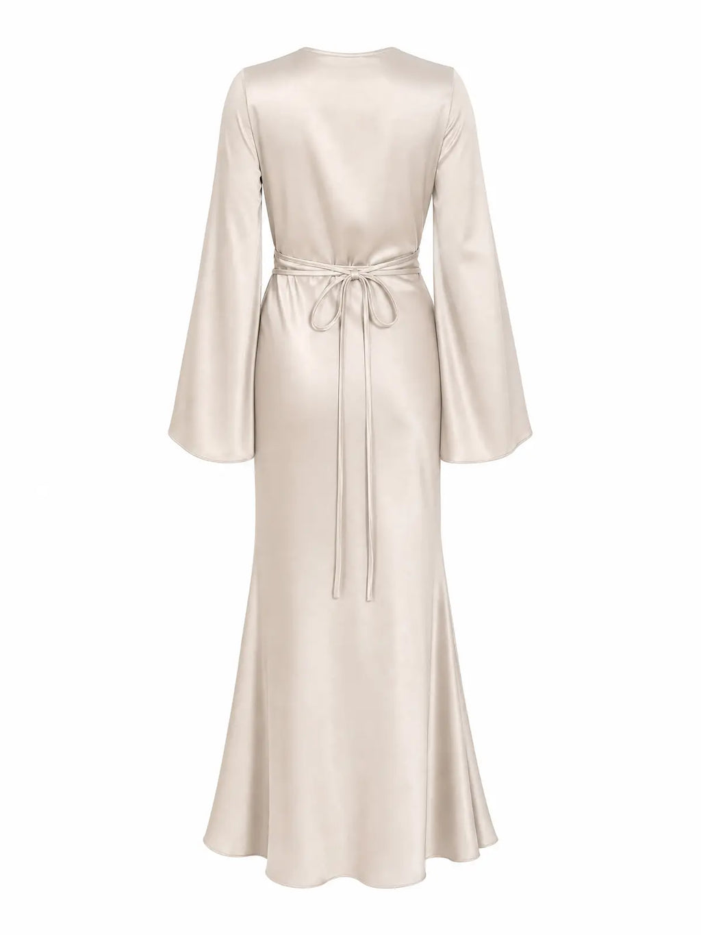 SATIN-OPTIK KLEID