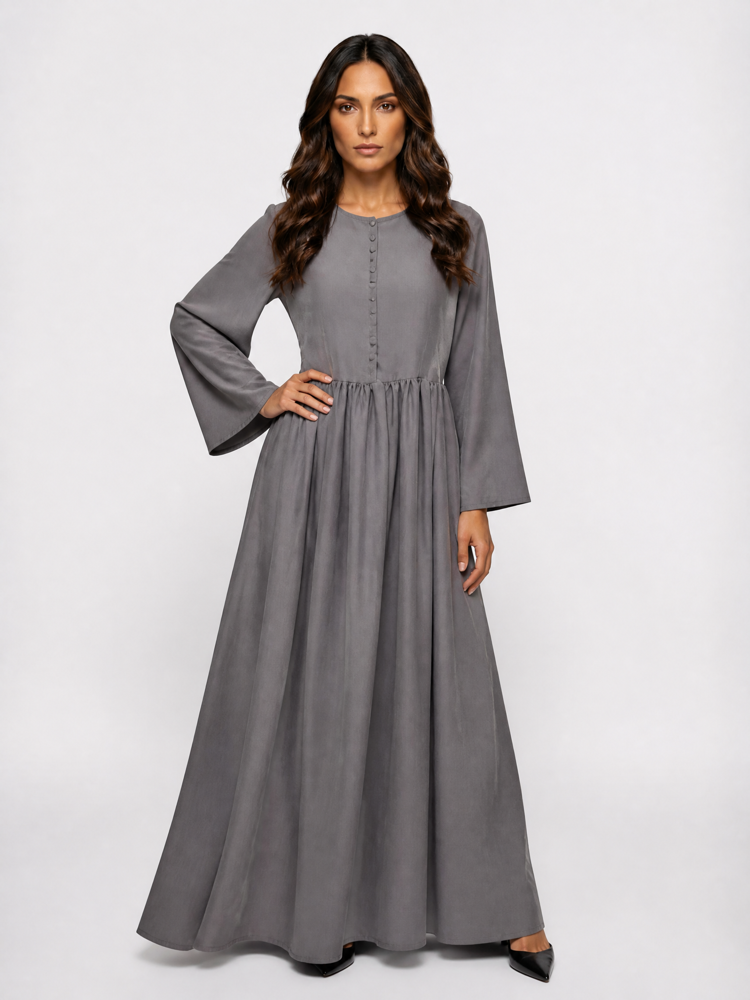 CLASSY KLEID GRAU