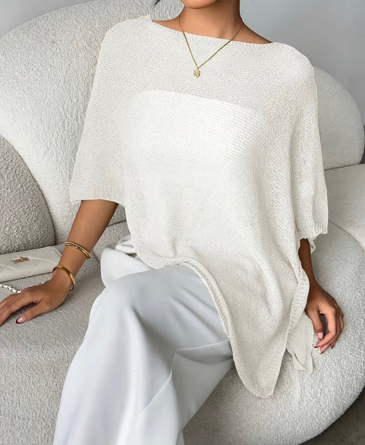 FEINSTRICK-PONCHO