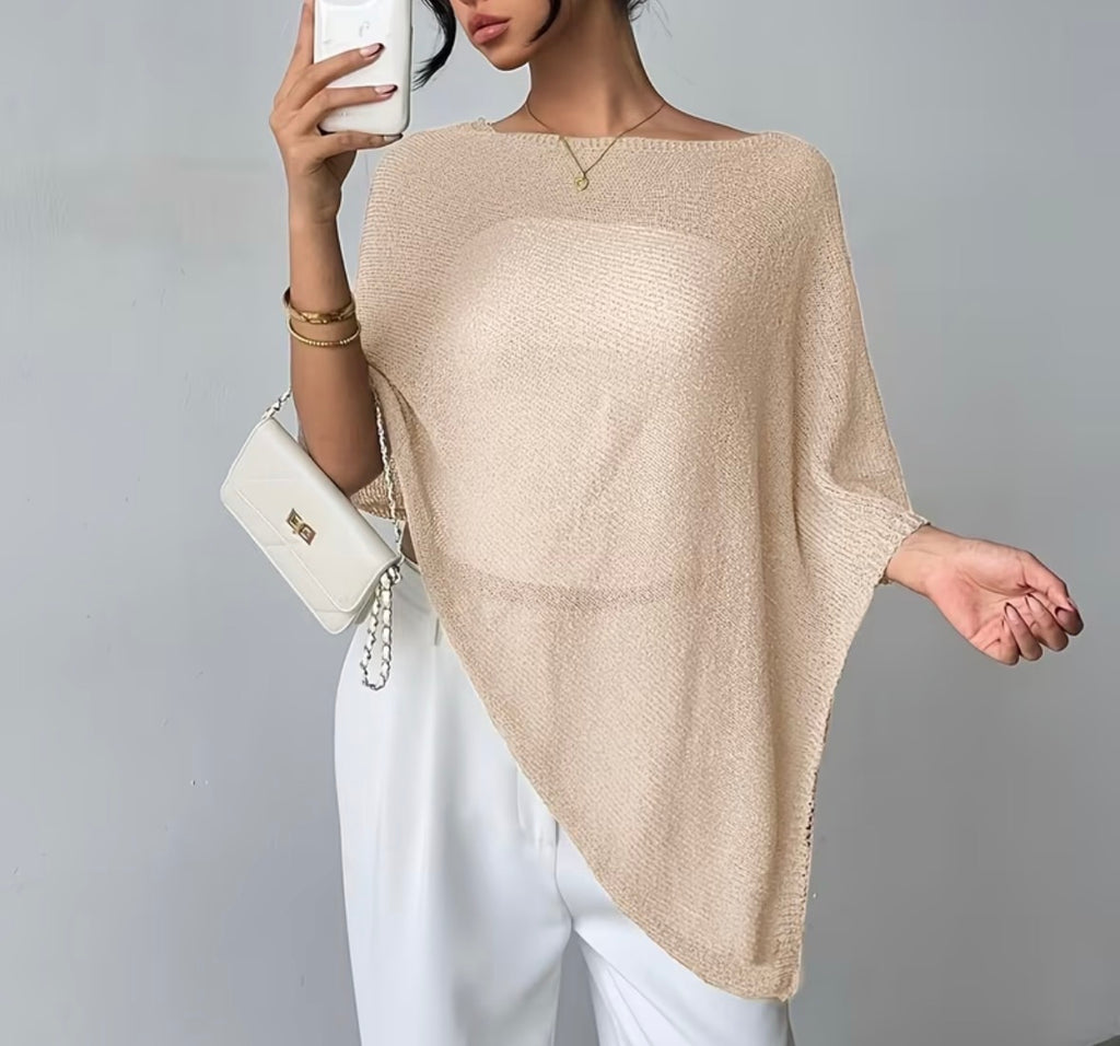 FEINSTRICK-PONCHO