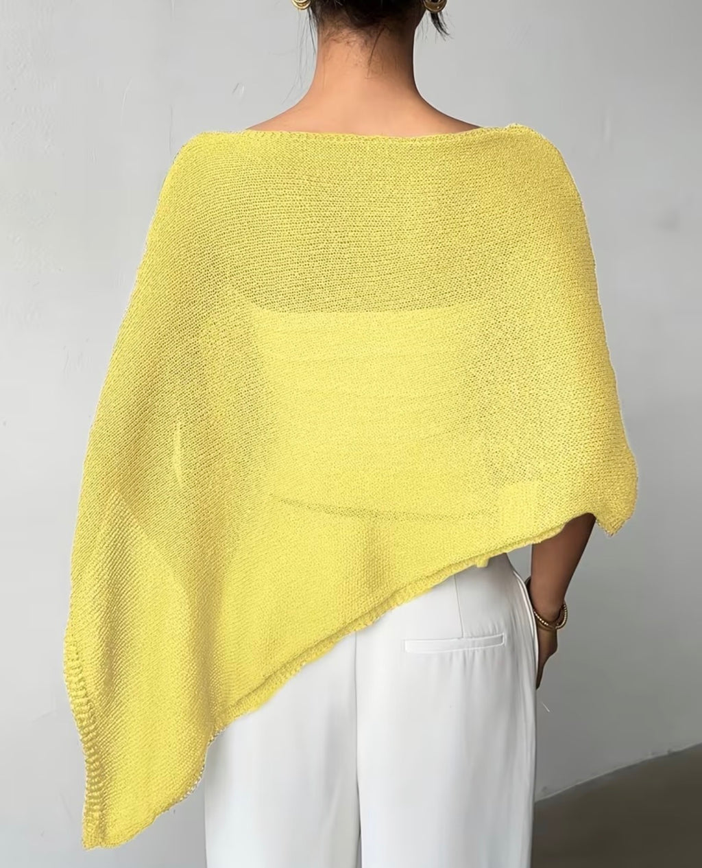 FEINSTRICK-PONCHO