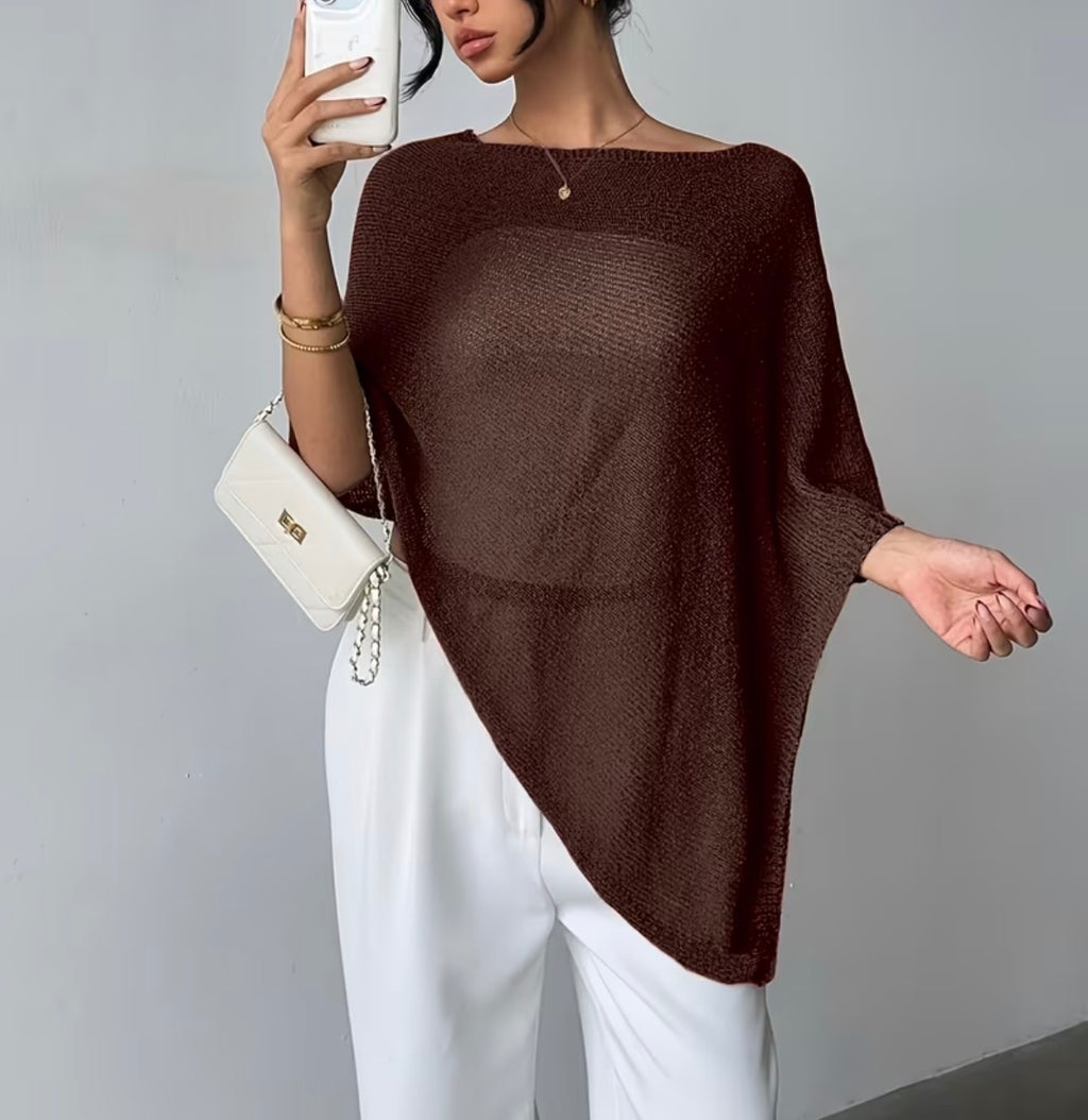 FEINSTRICK-PONCHO