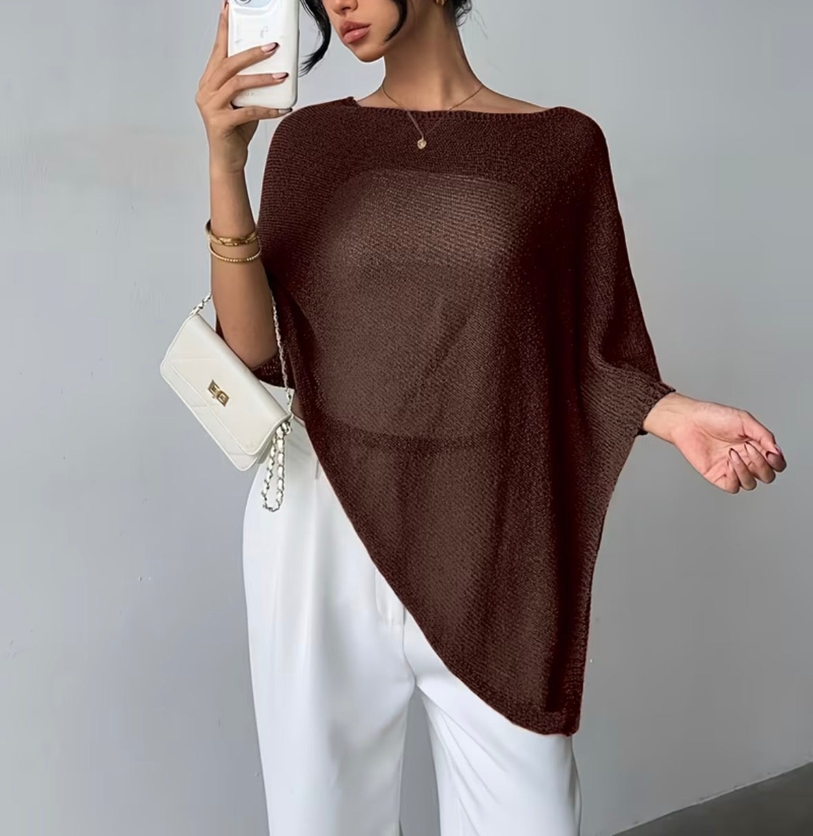 FEINSTRICK-PONCHO