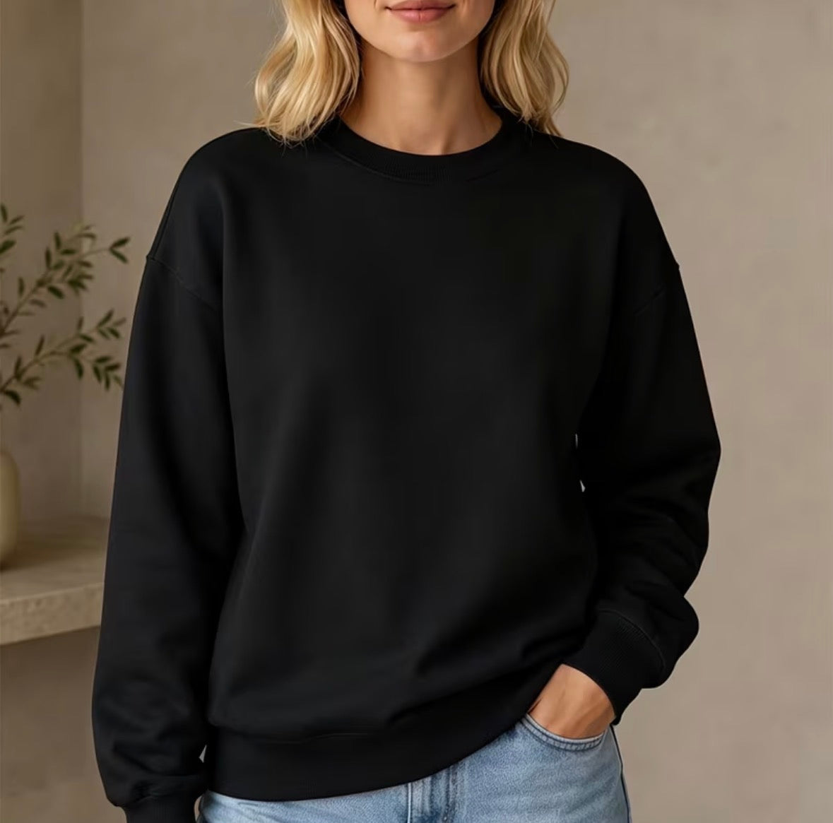 OVERSIZED LANGARM SWEATSHIRT
