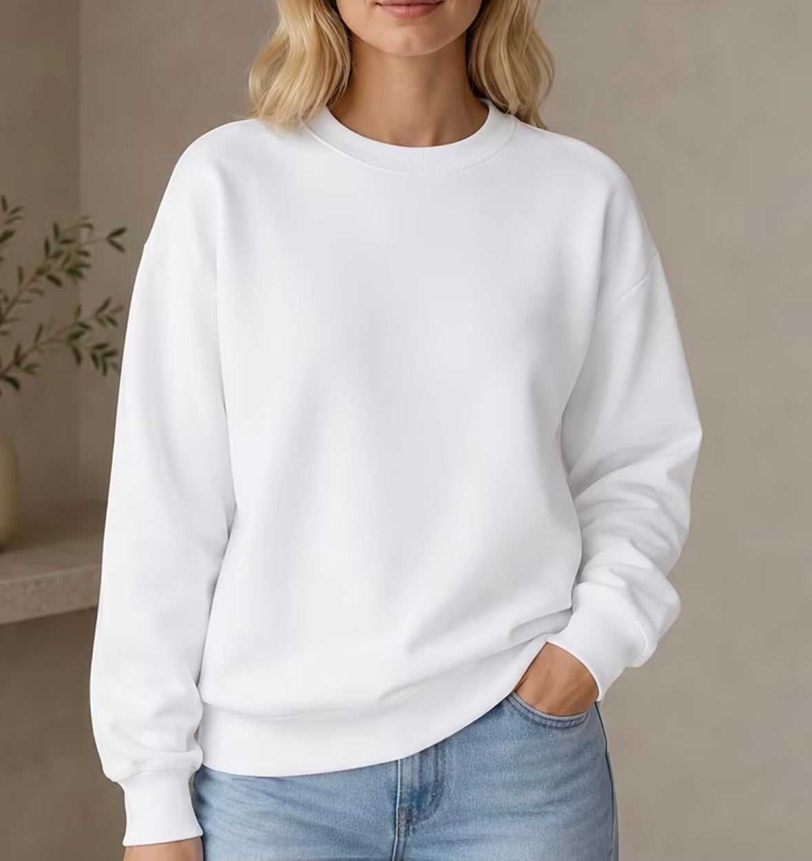 OVERSIZED LANGARM SWEATSHIRT