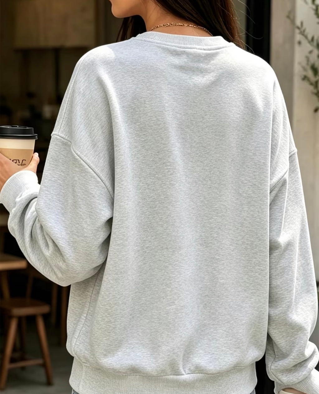 OVERSIZED LANGARM SWEATSHIRT