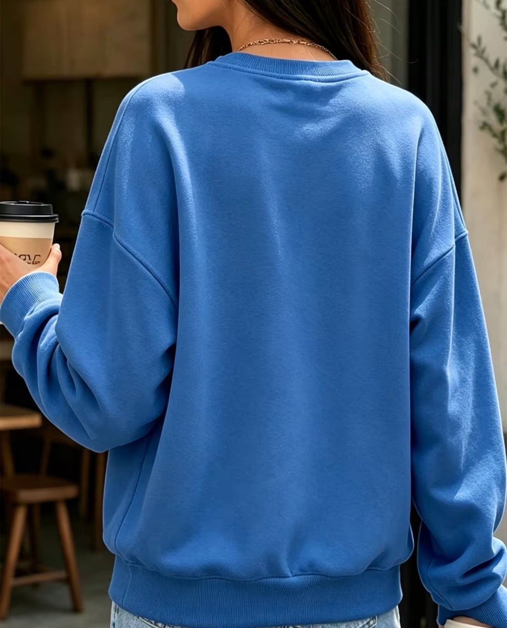 OVERSIZED LANGARM SWEATSHIRT