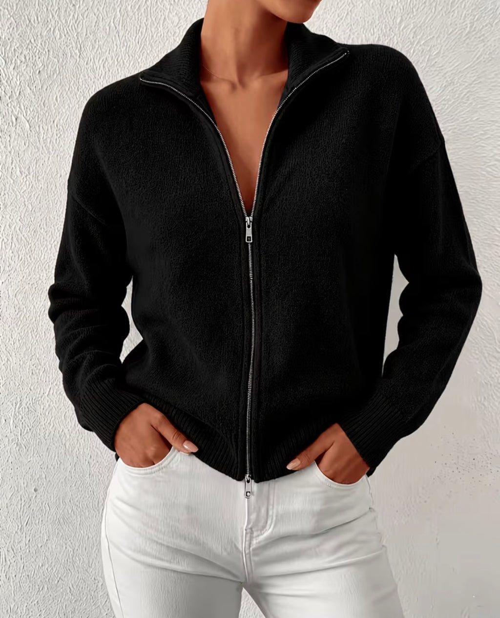 STRICKJACKE LANGARM