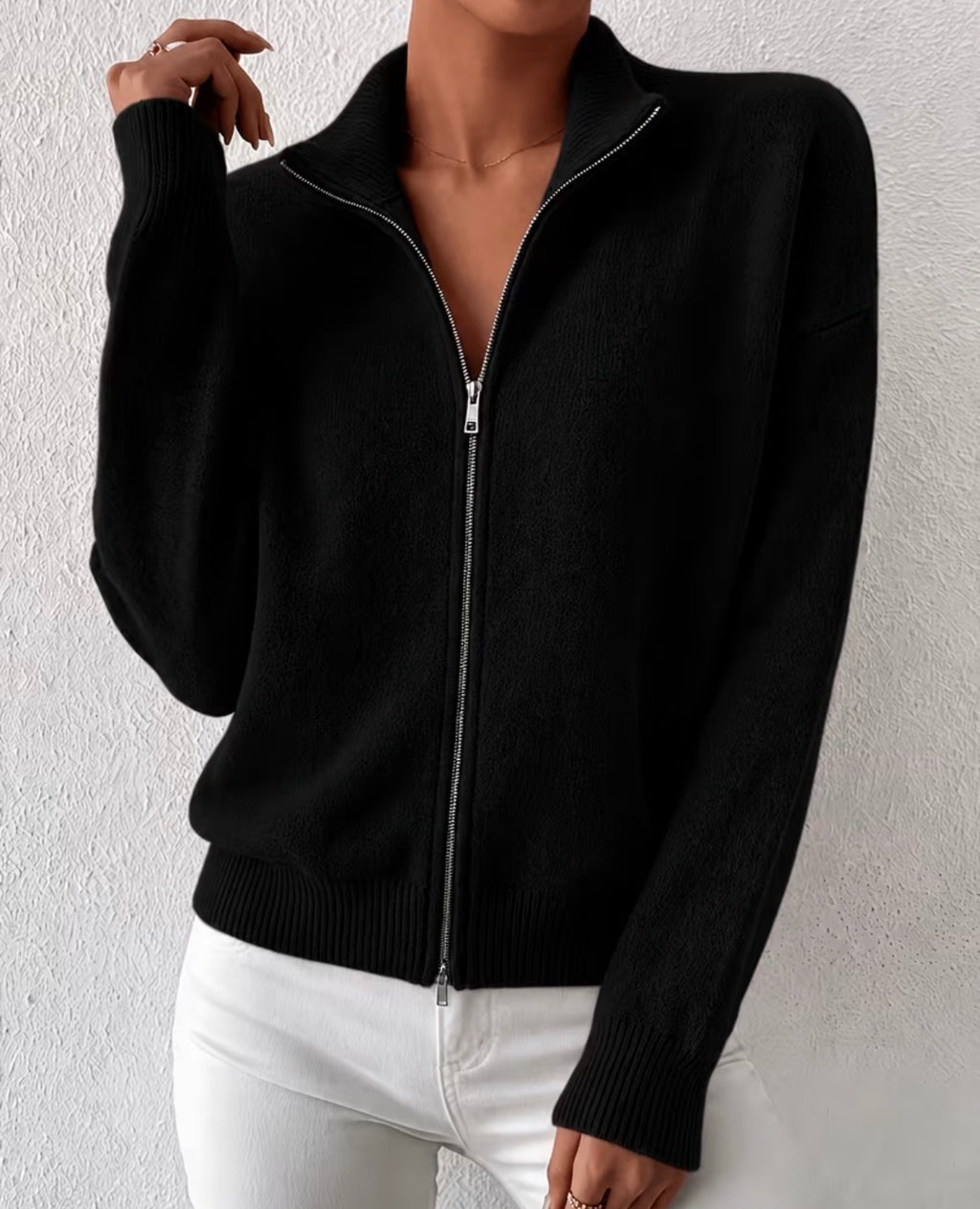 STRICKJACKE LANGARM